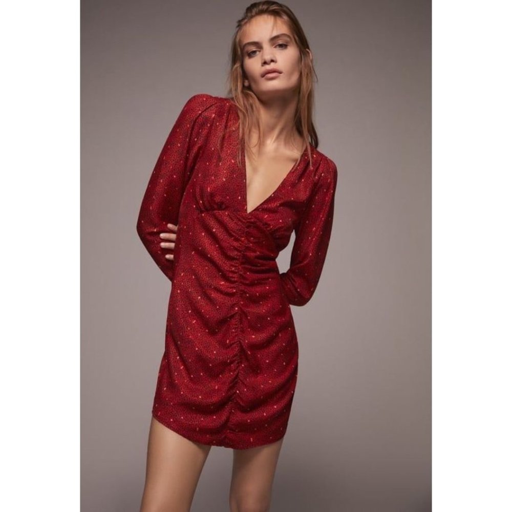 ZARA PRINT DRESS - Picture 8 of 9
